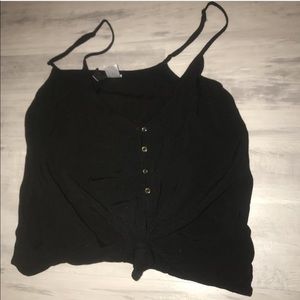 pacsun button up tank